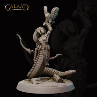 Archer Amazon Naga - Human Version and Mounted Included...