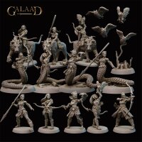Amazons and Nagas Set von Galaad Miniatures