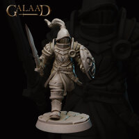 Queens Knight Running von Galaad Miniatures aus Escort...