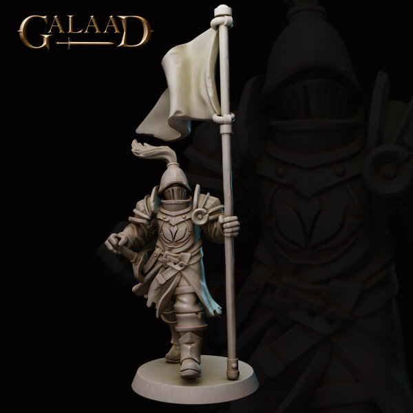 Queens Knight Banner von Galaad Miniatures aus Escort the Queen