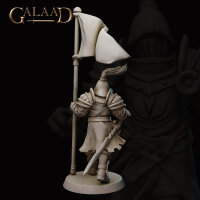 Queens Knight Banner von Galaad Miniatures aus Escort the...