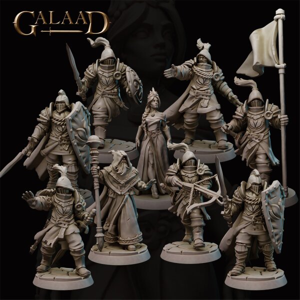 Escort the Queen Set von Galaad Miniatures