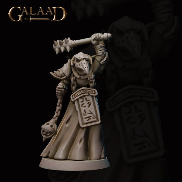 Raven Cultist Stone von Galaad Miniatures aus Darkness Rise Release