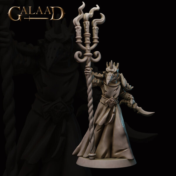 Raven Cultist Candle von Galaad Miniatures aus Darkness Rise Release