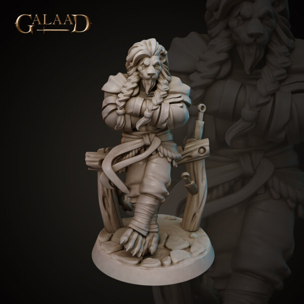 Leonin Bodyguard 02 von Galaad Miniatures aus Festival Artists and Performers