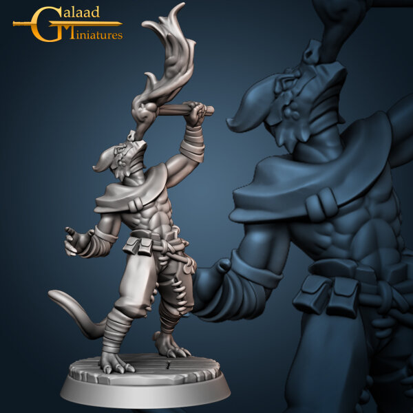 Dragonborn Fire Breather von Galaad Miniatures aus Festival Artists and Performers