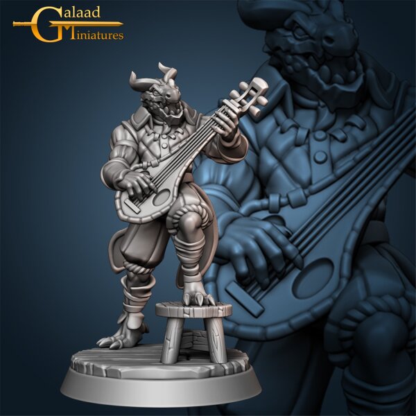 Dragonborn Bard von Galaad Miniatures aus Festival Artists and Performers