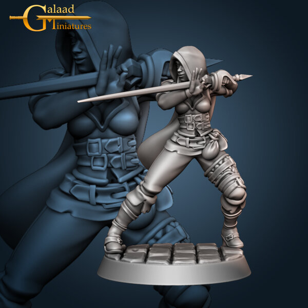 Raven - Female Rogue von Galaad Miniatures