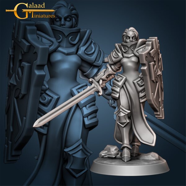 Female Knight 08 - Shield von Galaad Miniatures aus Female Knights