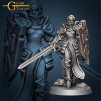 Female Knight 08 - Shield von Galaad Miniatures aus...