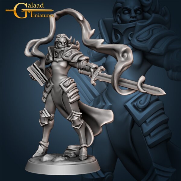 Female Knight 06 - Mage von Galaad Miniatures aus Female Knights