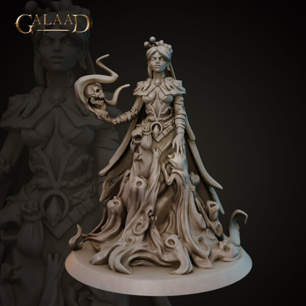 Queen Necromancer von Galaad Miniatures aus Into the Dungeon - May Release