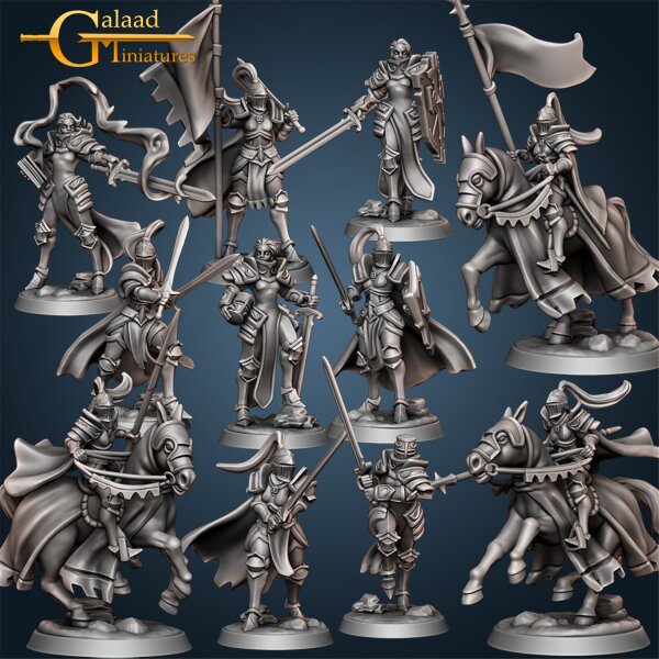 Female Knights Set von Galaad Miniatures
