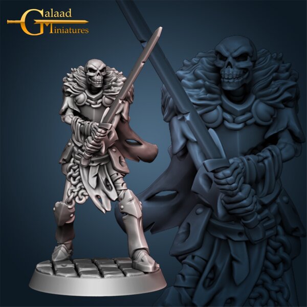 Skeleton Warrior 04 von Galaad Miniatures aus Skeletons Bundle
