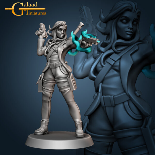 Female Modern Mage von Galaad Miniatures