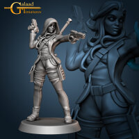 Female Modern Mage von Galaad Miniatures