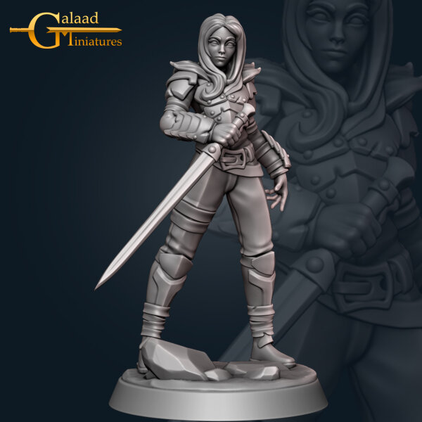 Mercenary - Fighter von Galaad Miniatures aus January 2022 Release