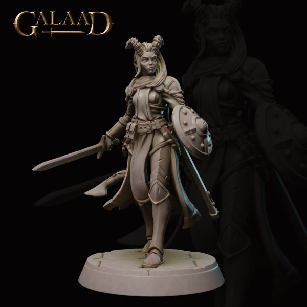 Tiefling Knight von Galaad Miniatures aus Knight December Release