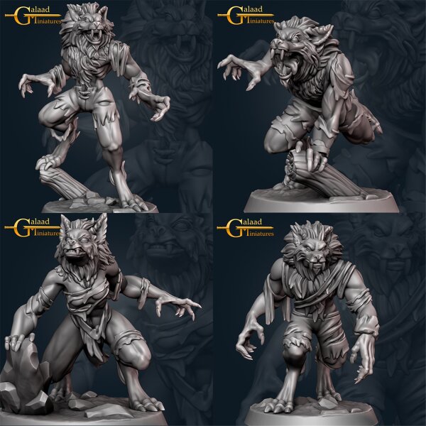 Werewolf Bundle Set von Galaad Miniatures