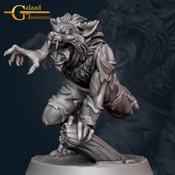 Werewolf 04 von Galaad Miniatures aus Werewolf Bundle
