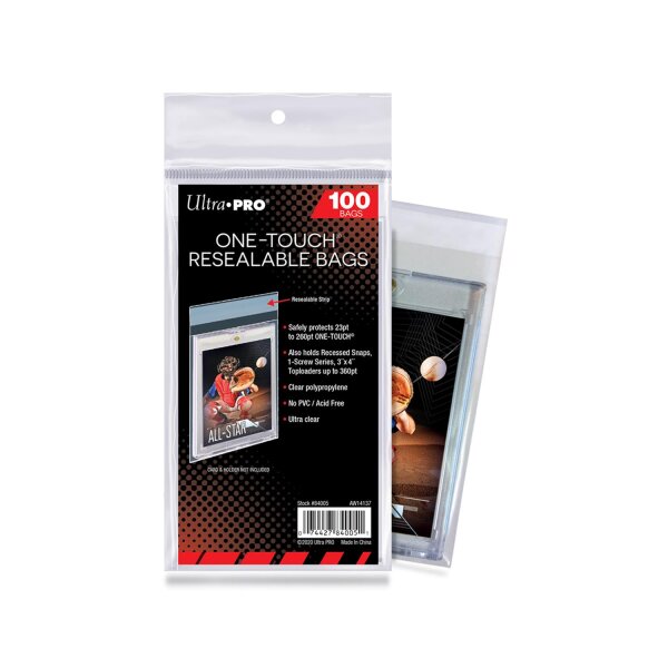 Ultra PRO ONE-TOUCH Resealable Bags Wiederverschließbar