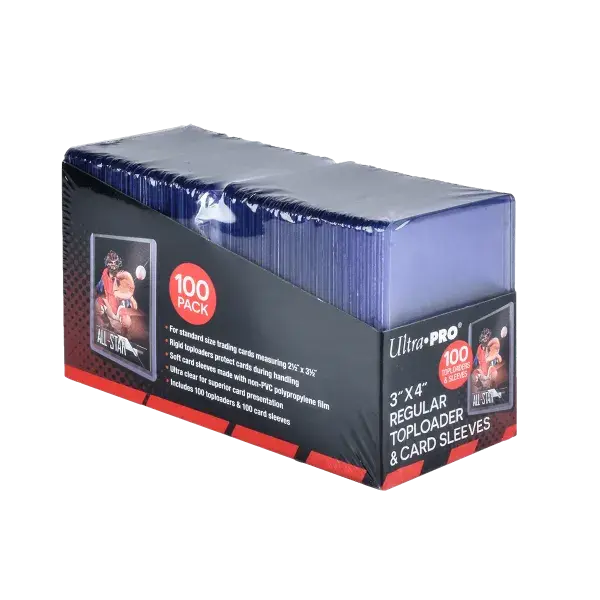 Ultra PRO 3" X 4" Regular Toploaders & Penny Sleeves (100 count retail pack)