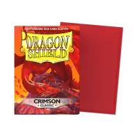 Dragon Shield: Crimson - Classic Sleeves - Standard Size