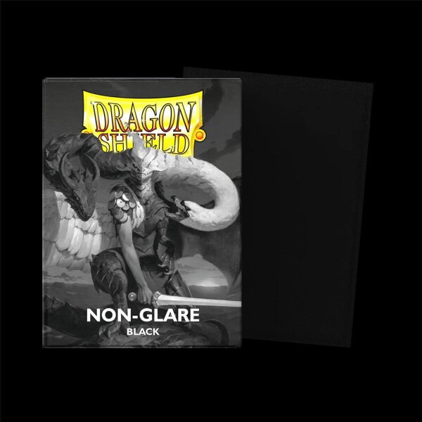 Dragon Shield: Black - Non-Glare - Matte Sleeves - Standard Size