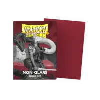 Dragon Shield: Blood Red- Non-Glare - Matte Sleeves -...