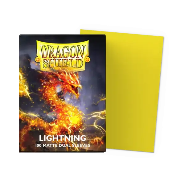 Dragon Shield: Lightning - Matte Dual Sleeves - Standard Size