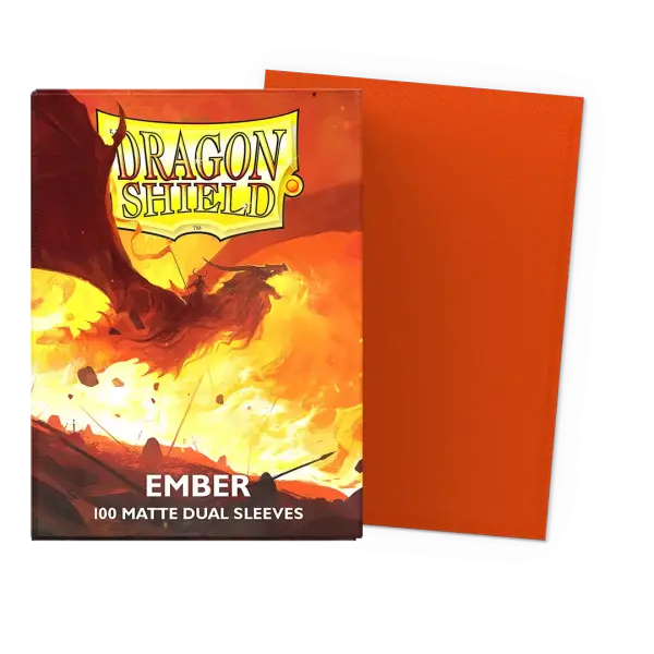 Dragon Shield: Ember - Matte Dual Sleeves - Standard Size