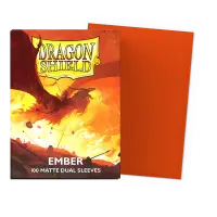 Dragon Shield: Ember - Matte Dual Sleeves - Standard Size