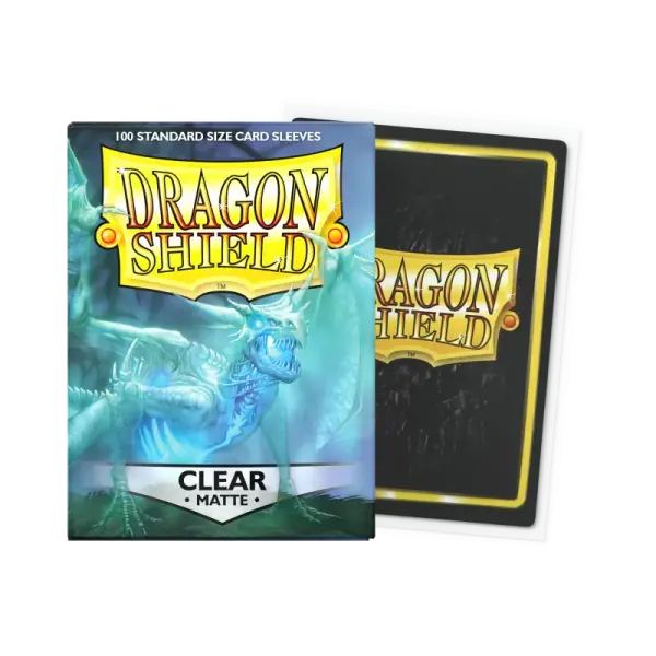Dragon Shield: Clear - Matte Sleeves - Standard Size
