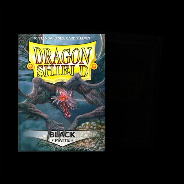 Dragon Shield: Black - Matte Sleeves - Standard Size