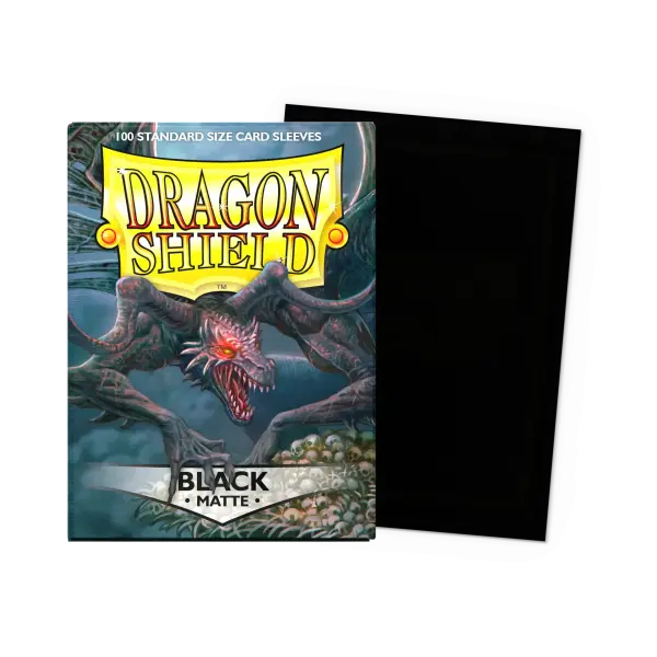 Dragon Shield: Black - Matte Sleeves - Standard Size