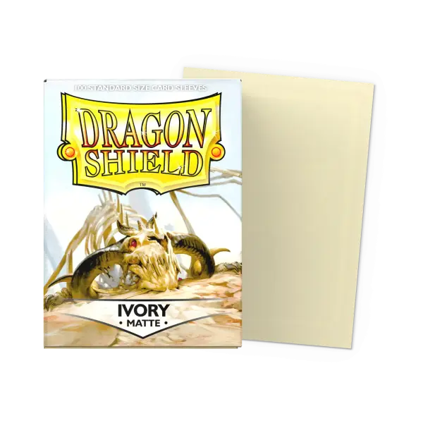 Dragon Shield: Ivory - Matte Sleeves - Standard Size