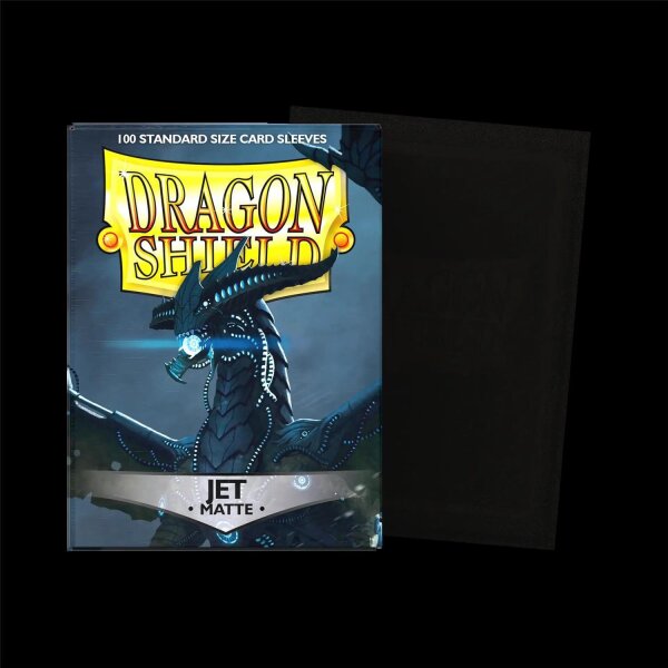 Dragon Shield: Jet - Matte Sleeves - Standard Size