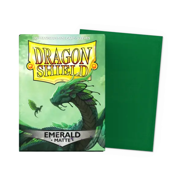 Dragon Shield: Emerald - Matte Sleeves - Standard Size