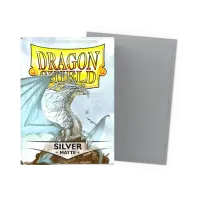 Dragon Shield: Silver - Matte Sleeves - Standard Size
