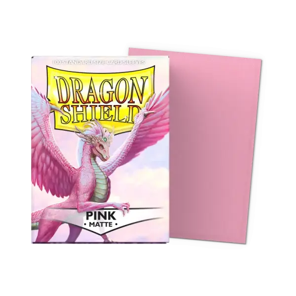 Dragon Shield: Pink - Matte Sleeves - Standard Size