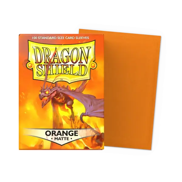 Dragon Shield: Orange - Matte Sleeves - Standard Size