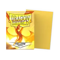 Dragon Shield: Yellow - Matte Sleeves - Standard Size