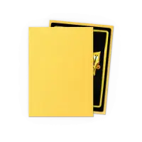 Dragon Shield: Yellow - Matte Sleeves - Standard Size