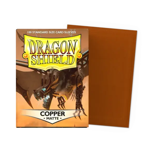 Dragon Shield: Copper - Matte Sleeves - Standard Size
