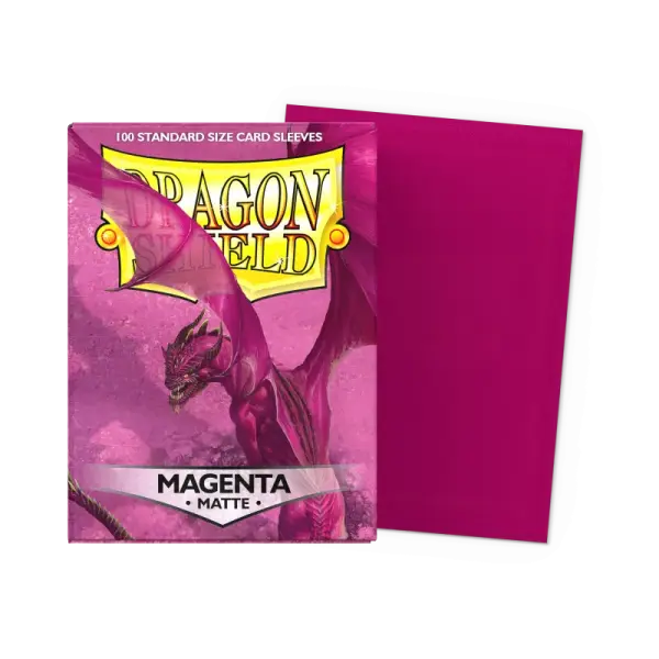 Dragon Shield: Magenta - Matte Sleeves - Standard Size