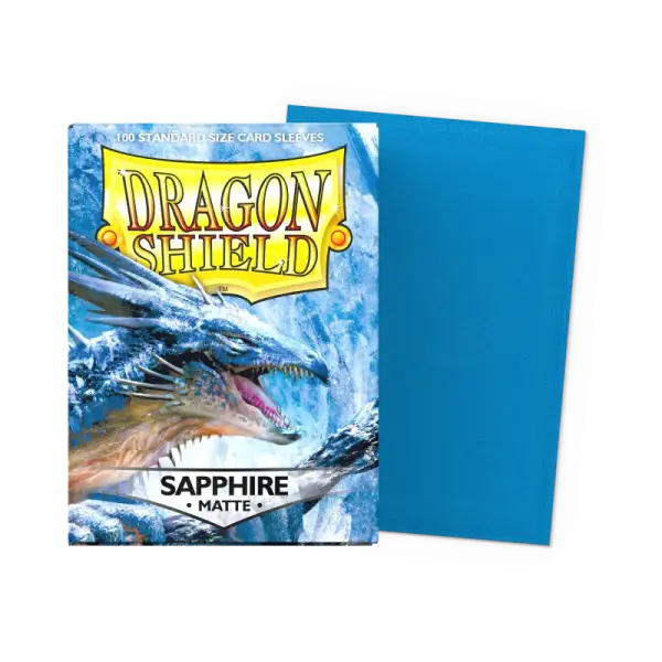Dragon Shield: Sapphire - Matte Sleeves - Standard Size