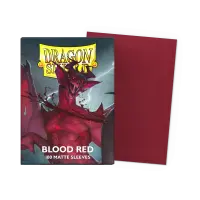 Dragon Shield: Blood Red - Matte Sleeves - Standard Size