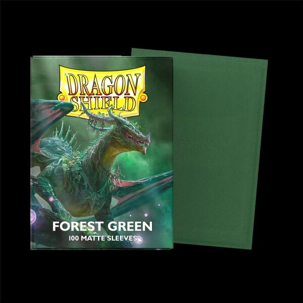 Dragon Shield: Forest Green - Matte Sleeves - Standard Size