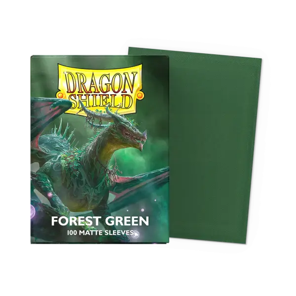 Dragon Shield: Forest Green - Matte Sleeves - Standard Size
