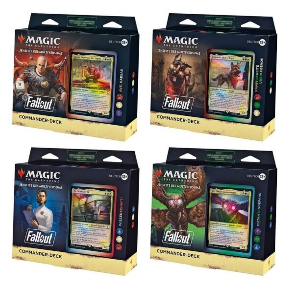 Magic: The Gathering® Fallout Commander Deck Bundle (4 Decks) - Deutsch